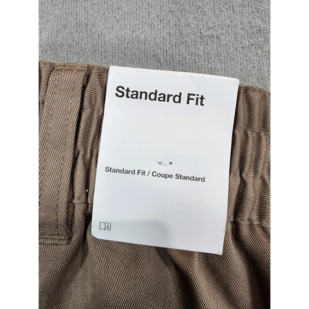 Nike Sportswear Essential Twill Maxi Skirt Brown Size Medium Elastic Waistband